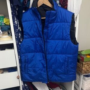 Blue Puffer Vest